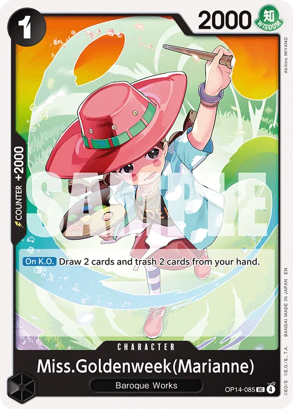 OP14-085 - Miss.Goldenweek(Marianne) - Character - Uncommon -