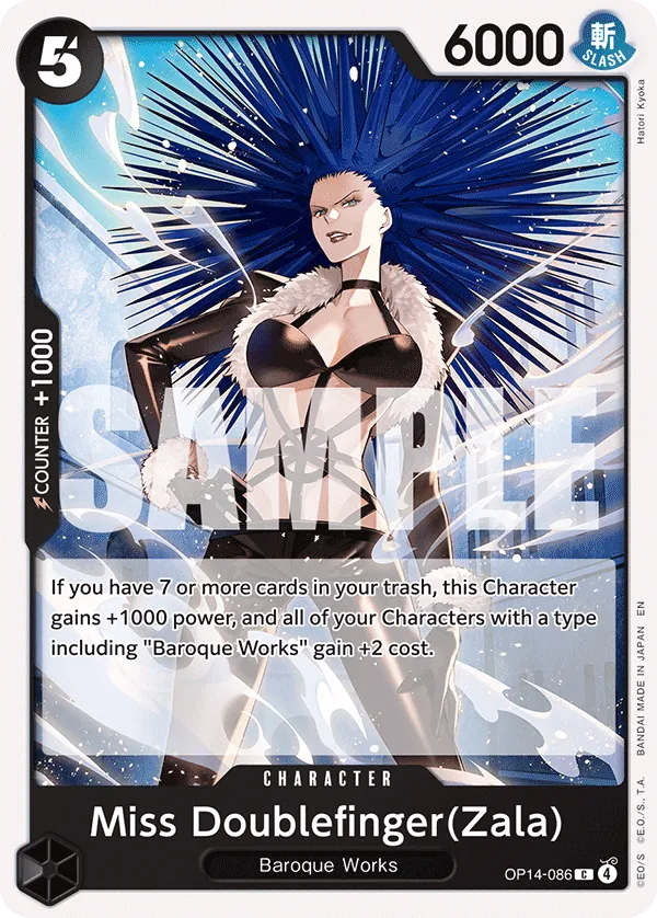 OP14-086 - Miss Doublefinger(Zala) - Character - Common -