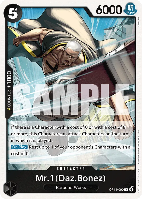 OP14-090 - Mr.1(Daz.Bonez) - Character - Rare -