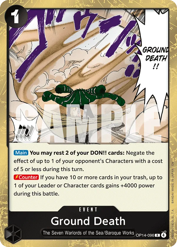 OP14-096 - Ground Death - Event - Rare -