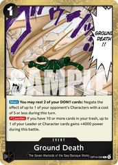 OP14-096 - Ground Death - Event - Rare -