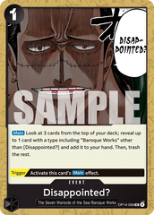 OP14-099 - Disappointed? - Event - Uncommon -