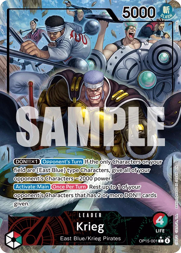 OP15-001 - Krieg - Leader -