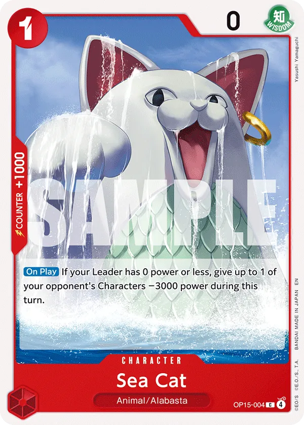 OP15-004 - Sea Cat - Character - Common