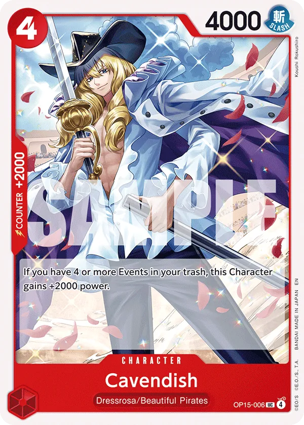 OP15-006 - Cavendish - Character - Uncommon