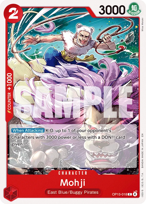 OP15-018 - Mohji - Character - Common