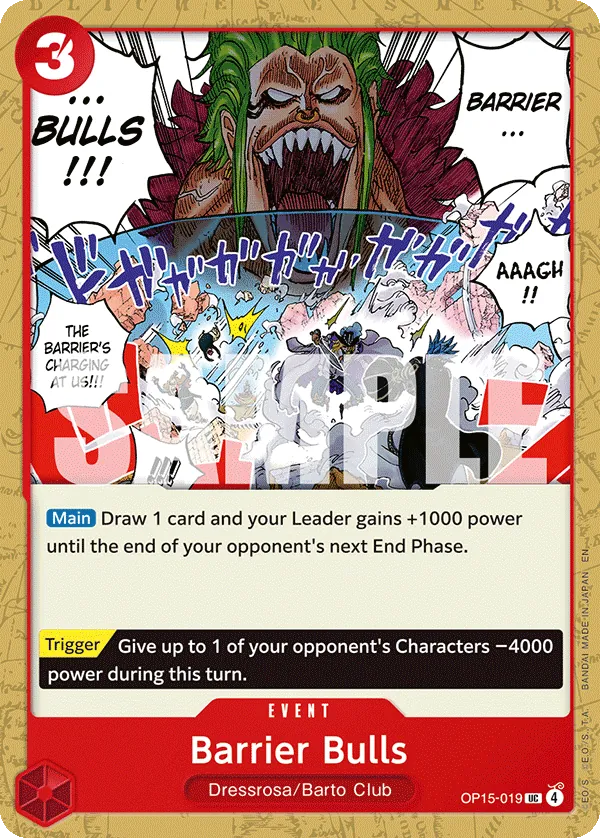 OP15-019 - Barrier Bulls - Event - Uncommon