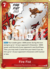 OP15-020 - Fire Fist - Event - Rare