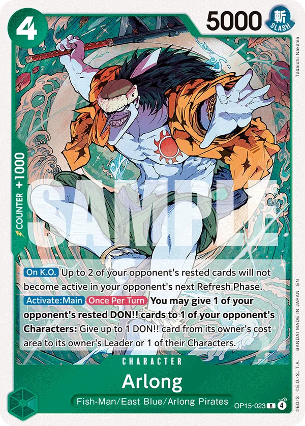 OP15-023 - Arlong - Character - Rare