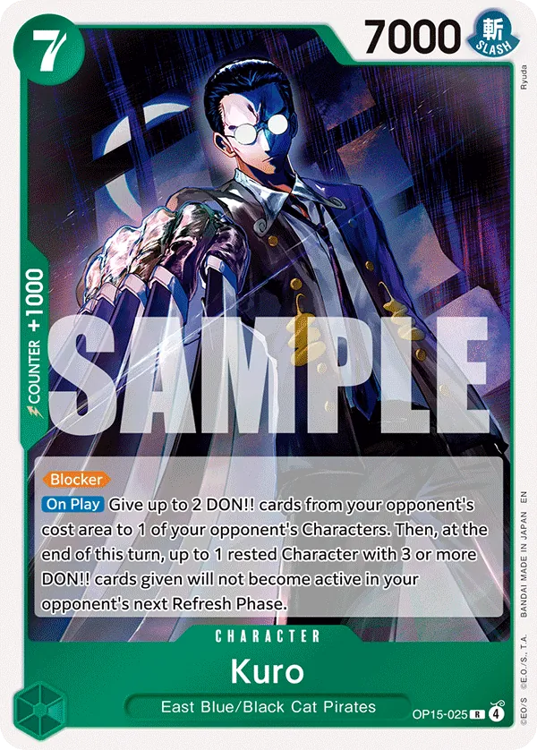 OP15-025 - Kuro - Character - Rare