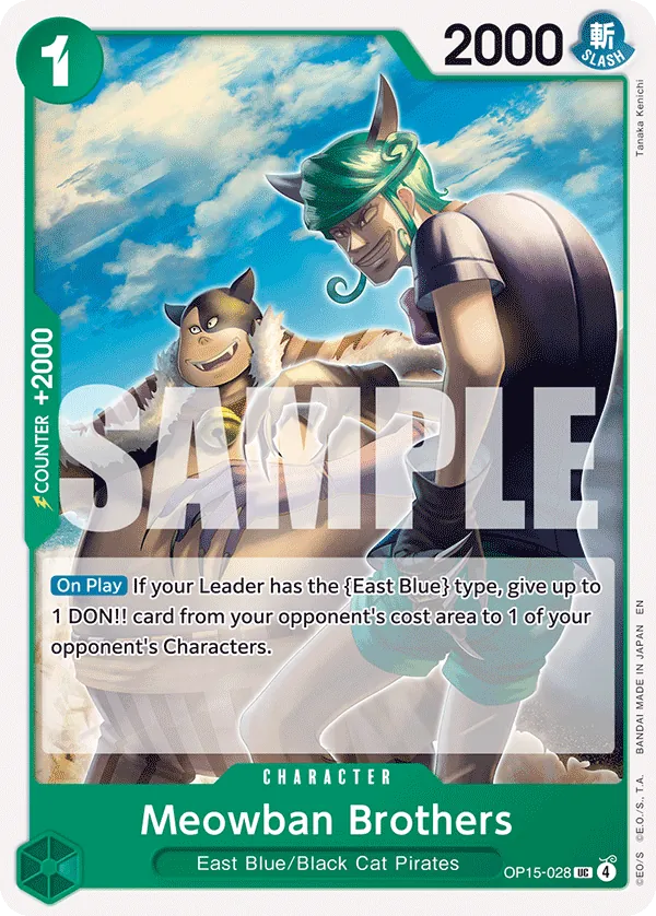 OP15-028 - Meowban Brothers - Character - Uncommon