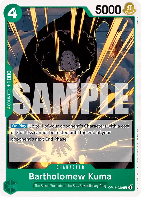 OP15-029 - Bartholomew Kuma - Character - Common
