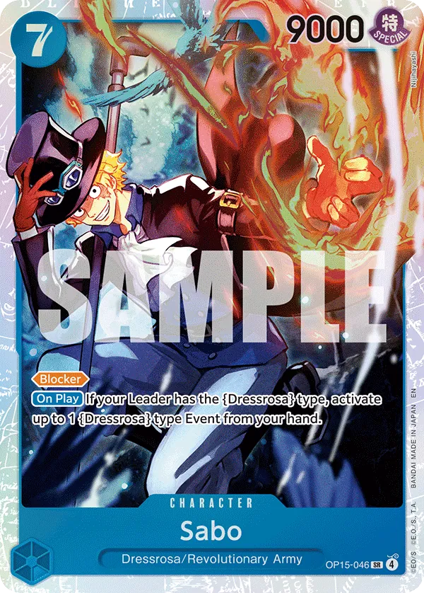 OP15-046 - Sabo - Character - Super Rare -