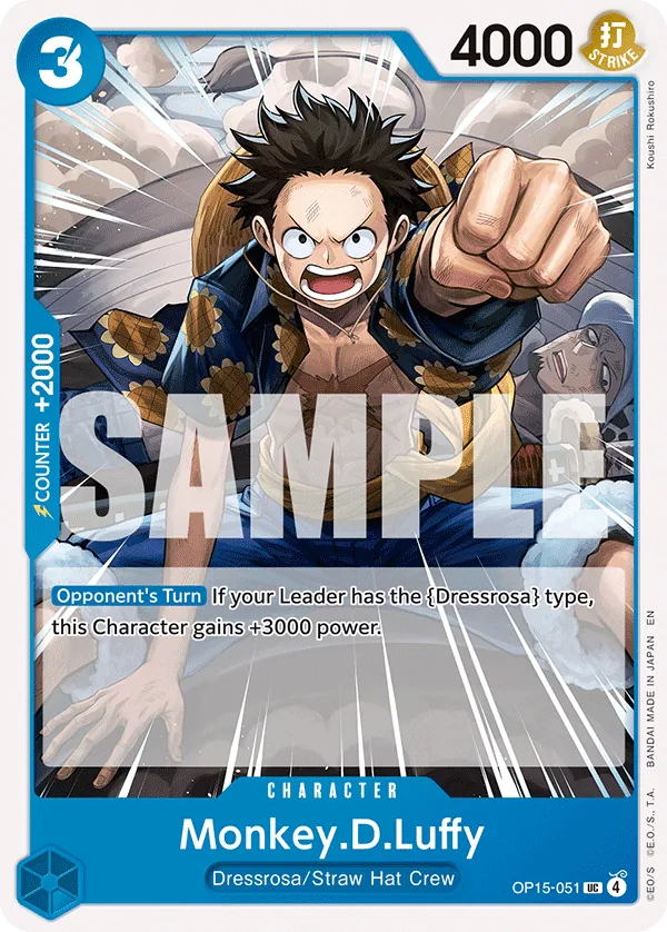 OP15-051 - Monkey.D.Luffy - Character - Uncommon -