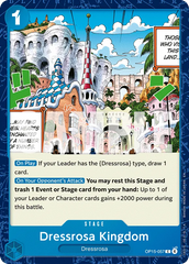 OP15-057 - Dressrosa Kingdom - Stage - Common -