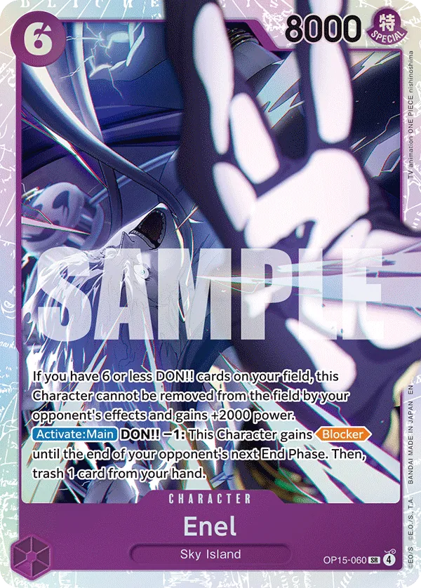 OP15-060 - Enel - Character - Super Rare -