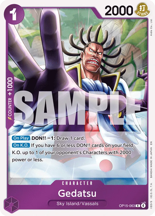 OP15-063 - Gedatsu - Character - Rare -