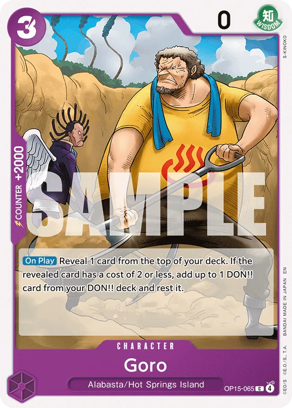 OP15-065 - Goro - Character - Common -
