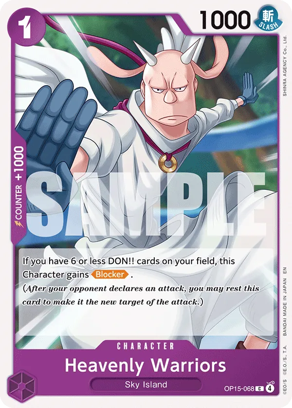 OP15-068 - Heavenly Warriors - Character - Common -