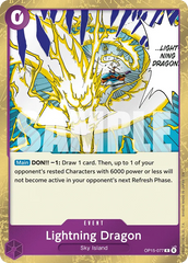 OP15-077 - Lightning Dragon - Event - Rare -
