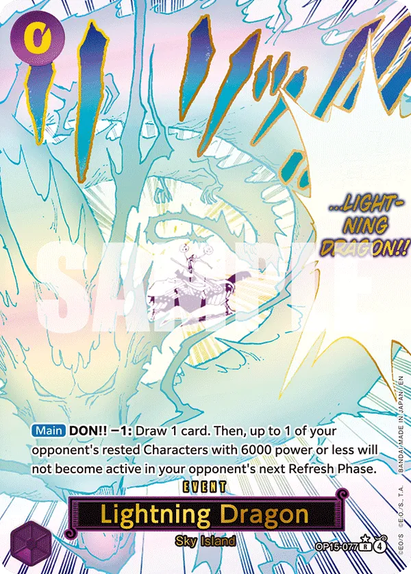 OP15-077 - Lightning Dragon - Event -