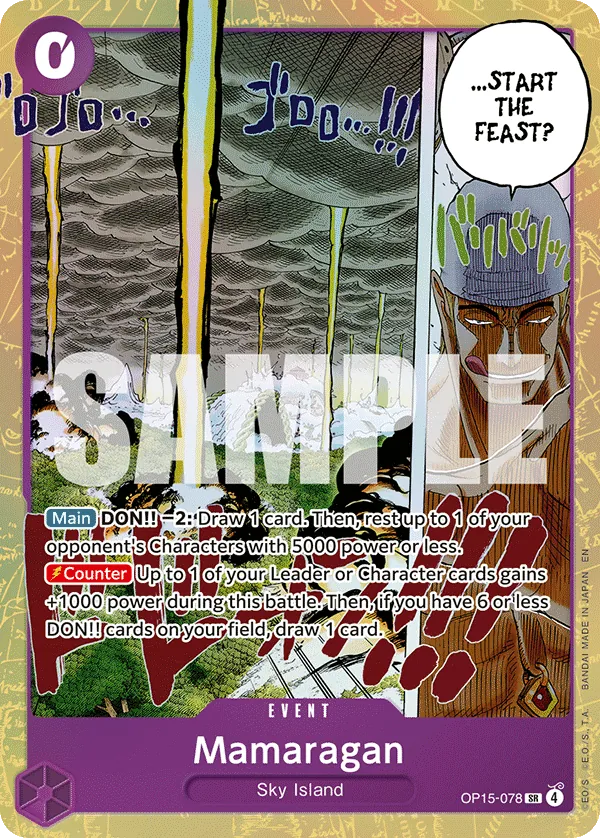 OP15-078 - Mamaragan - Event - Super Rare -