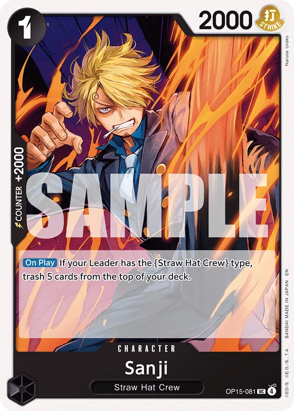OP15-081 - Sanji - Character - Uncommon -