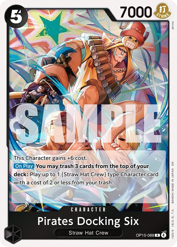 OP15-088 - Pirates Docking Six - Character - Rare -