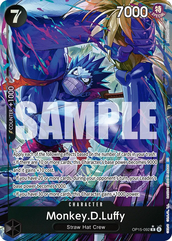 OP15-092 - Monkey.D.Luffy - Character -