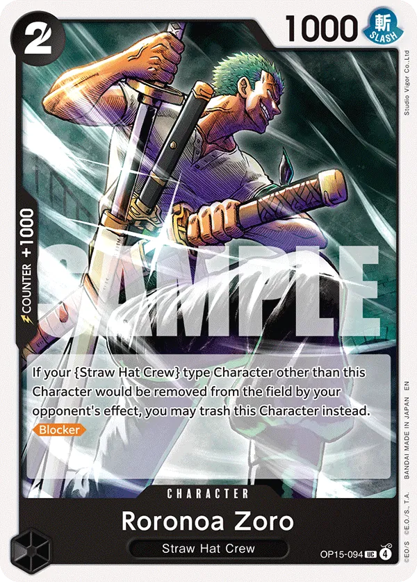 OP15-094 - Roronoa Zoro - Character - Uncommon -