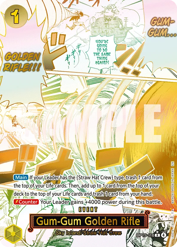 OP15-116 - Gum-Gum Golden Rifle - Event -
