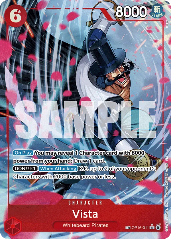 OP16-011 - Vista - Character - Treasure Rare