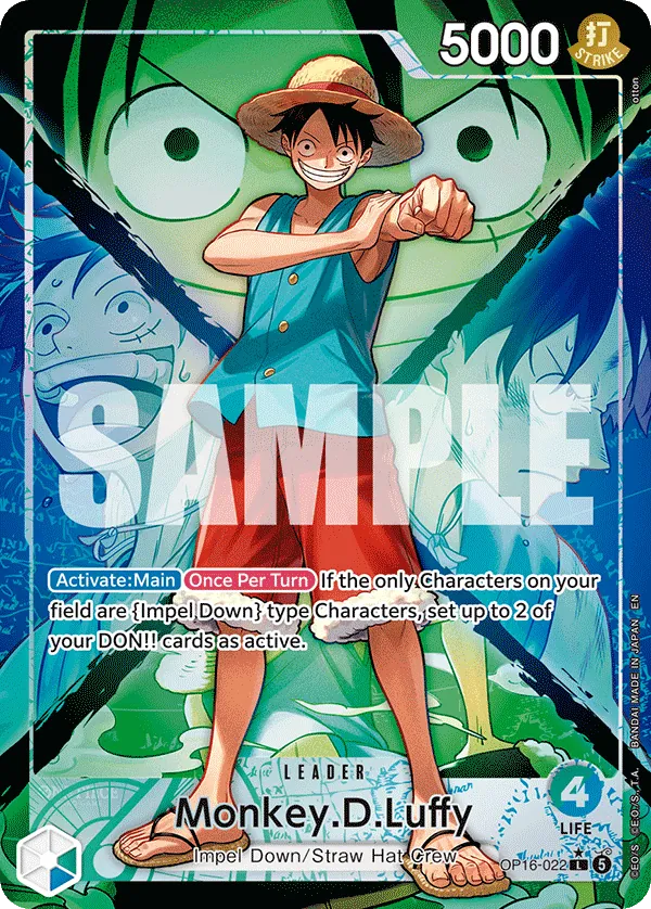 OP16-022 - Monkey.D.Luffy - Leader - AA