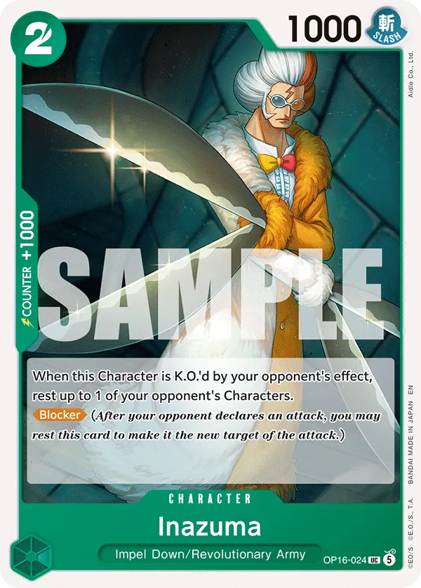 OP16-024 - Inazuma - Character - Uncommon