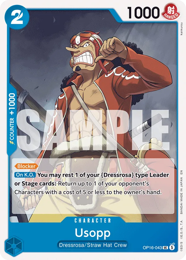OP16-043 - Usopp - Character - Uncommon