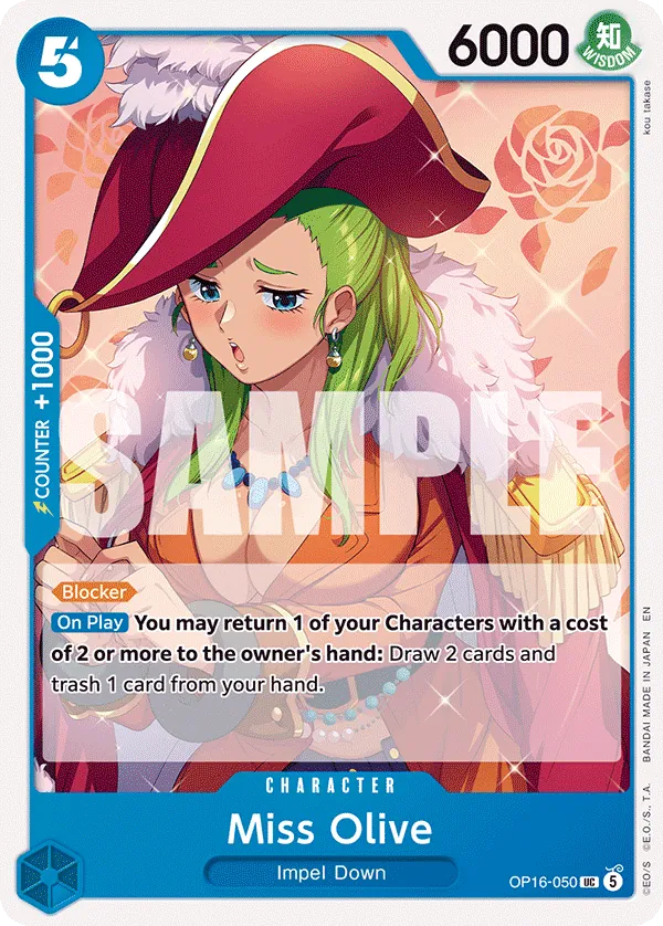 OP16-050 - Miss Olive - Character - Uncommon