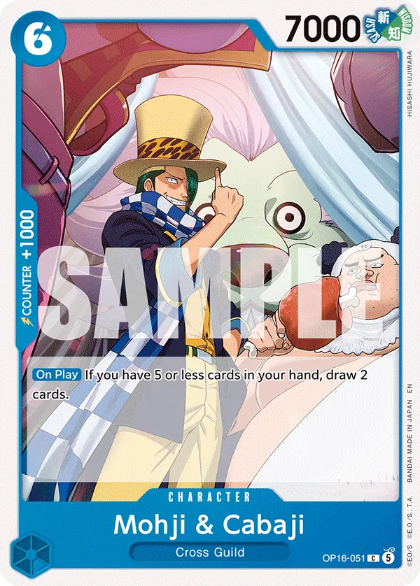 OP16-051 - Mohji & Cabaji - Character - Common - $0.05