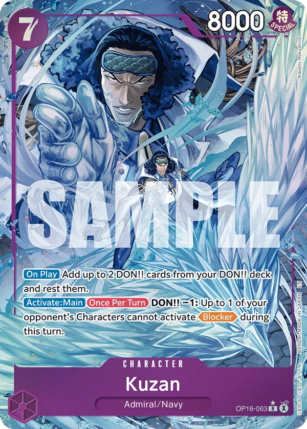OP16-063 - Kuzan - Character -  AA