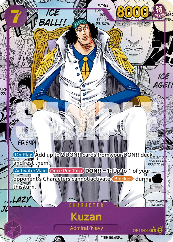 OP16-063 - Kuzan - Character - Manga