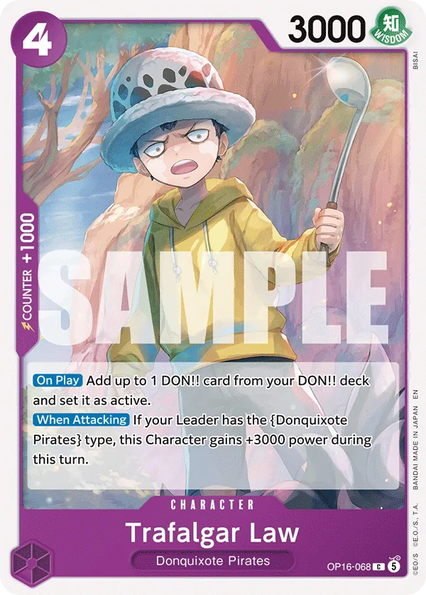 OP16-068 - Trafalgar Law - Character - Common - $0.07
