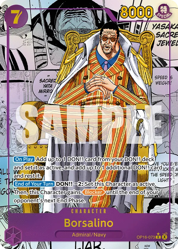 OP16-073 - Borsalino - Character - Manga