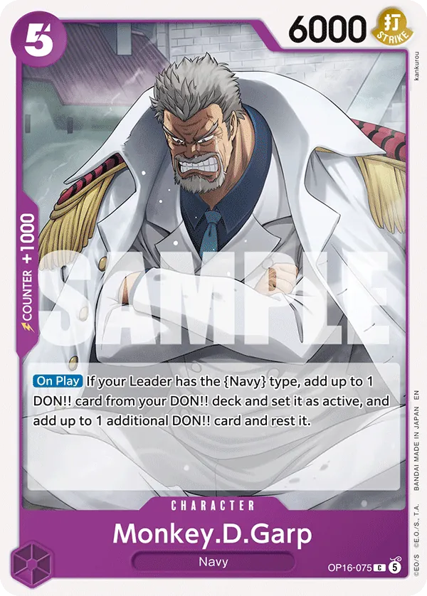 OP16-075 - Monkey.D.Garp - Character - Common