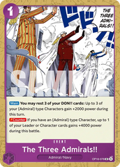 OP16-076 - The Three Admirals!! - Event - Uncommon