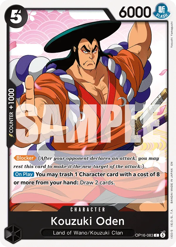 OP16-083 - Kouzuki Oden - Character - Common