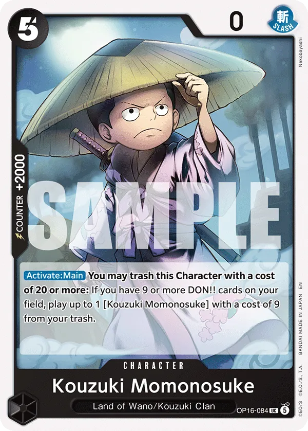 OP16-084 - Kouzuki Momonosuke - Character - Uncommon