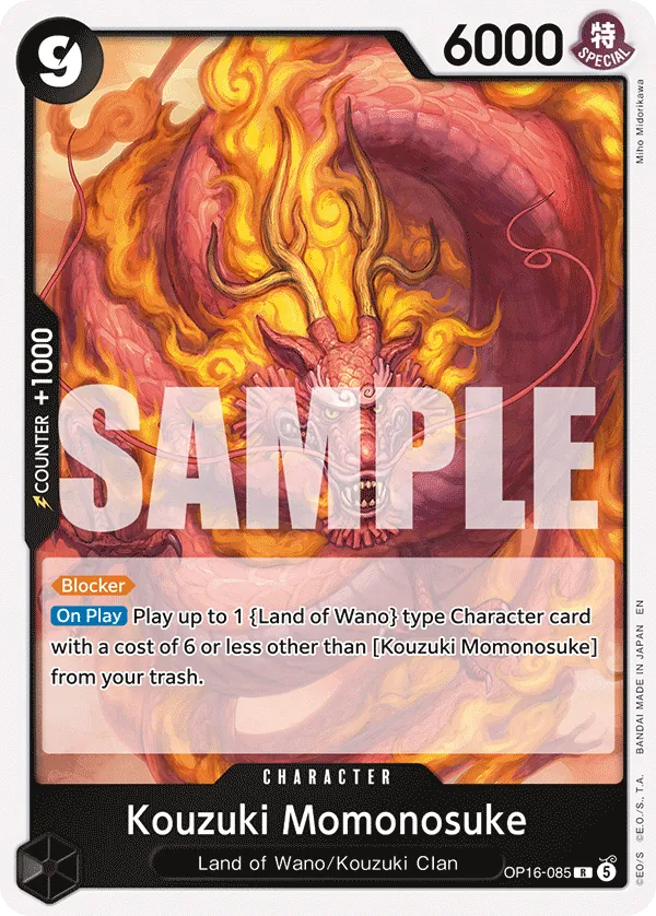 OP16-085 - Kouzuki Momonosuke - Character - Rare