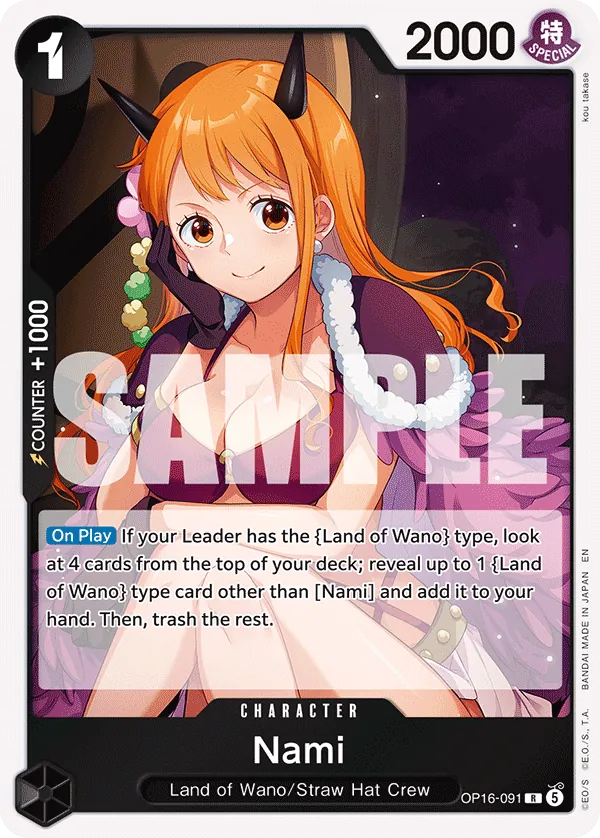 OP16-091 - Nami - Character - Rare