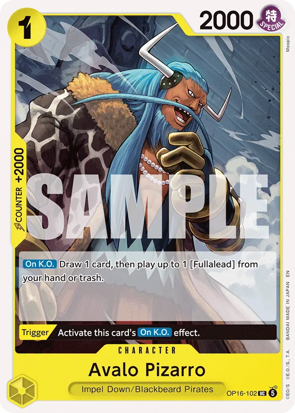OP16-102 - Avalo Pizarro - Character - Uncommon