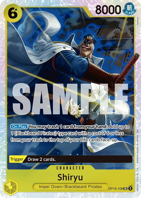 OP16-108 - Shiryu - Character - Super Rare