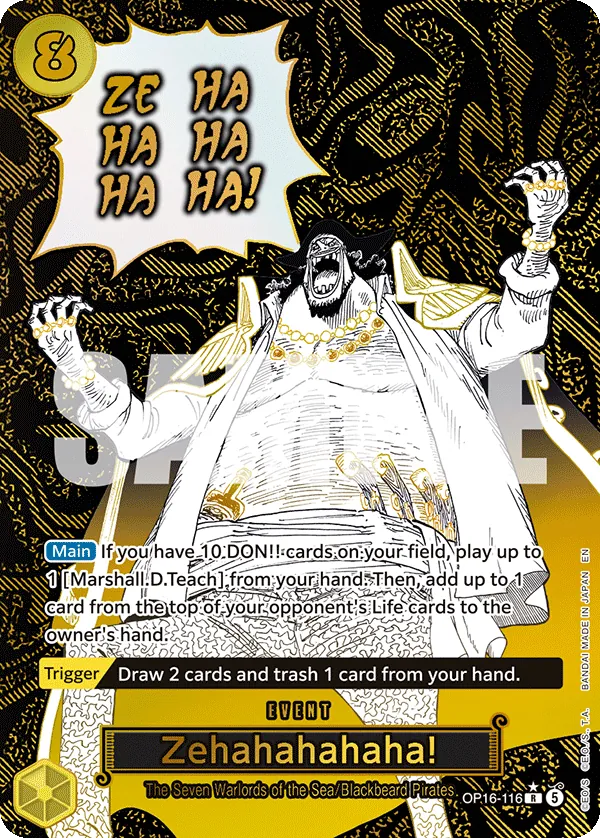 OP16-116 - Zehahahahaha! - Event - AA